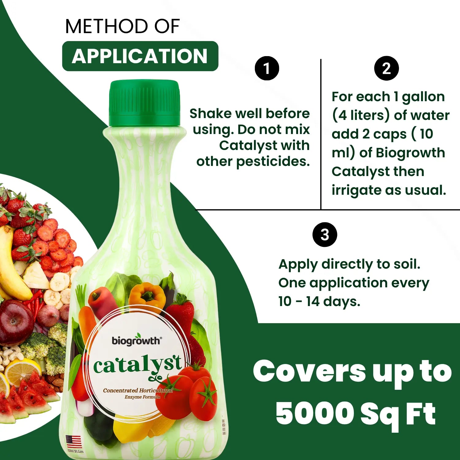 Catalyst Liquid Organic Plant Vitamin for Veggies & Fruits