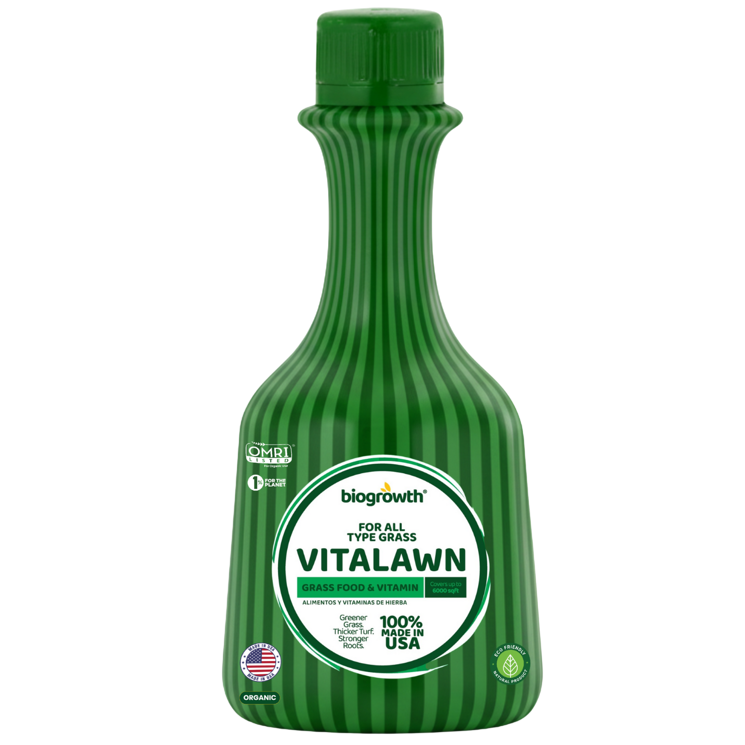 VitaLawn Liquid Organic Grass Food & Vitamin for Greener, Thicker Lawns