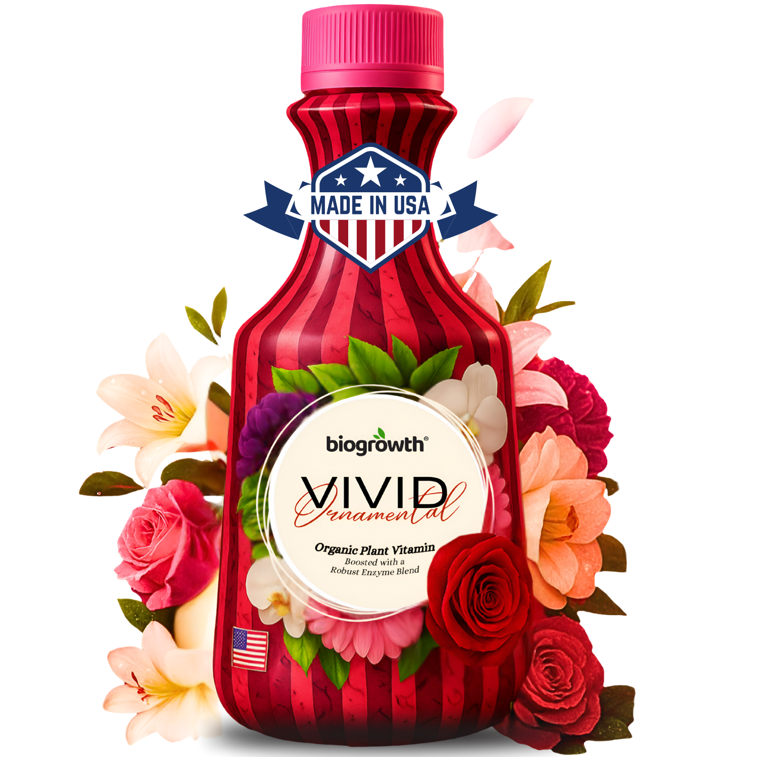 Vivid Liquid Organic Plant Vitamin for Flowers & Lawns