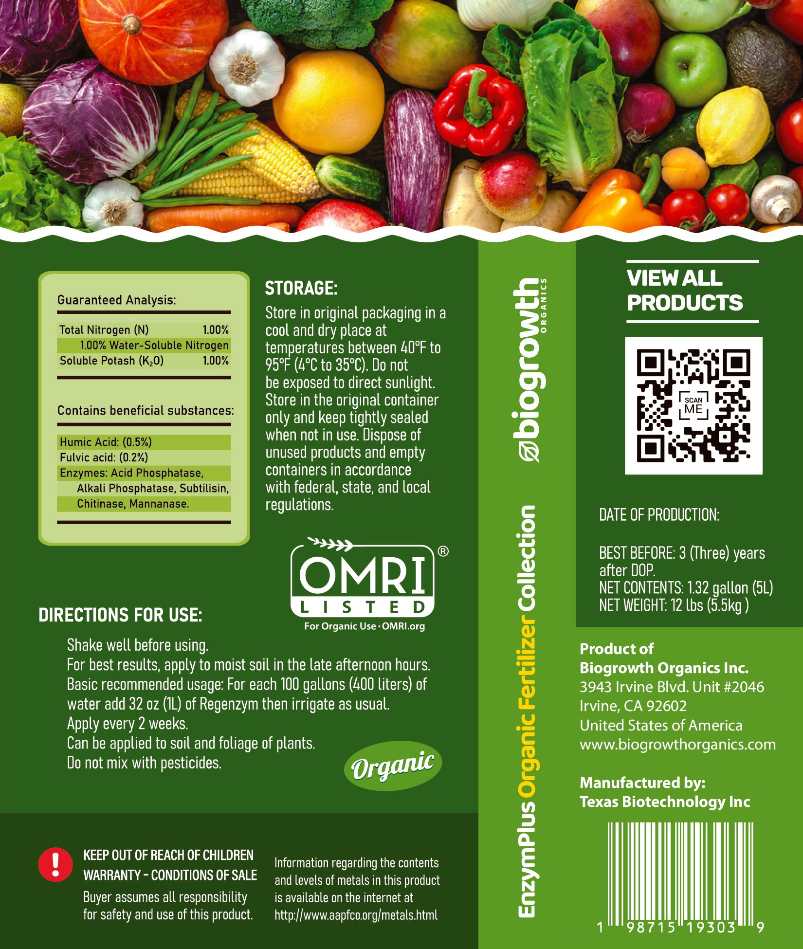 best liquid organic fertilizer for vegetables Enzymplus Liquid Organic Fertilizer