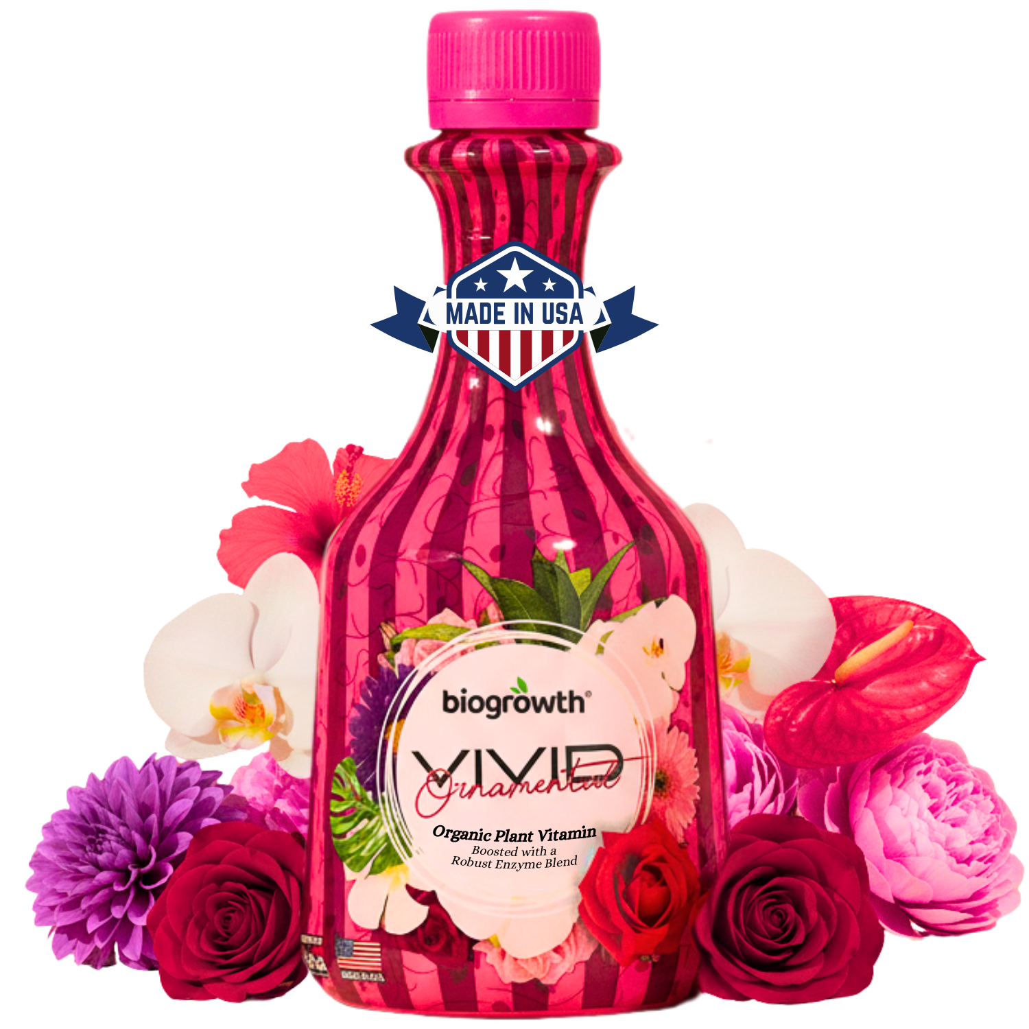 Vivid Liquid Organic Plant Vitamin for Flowers & Lawns