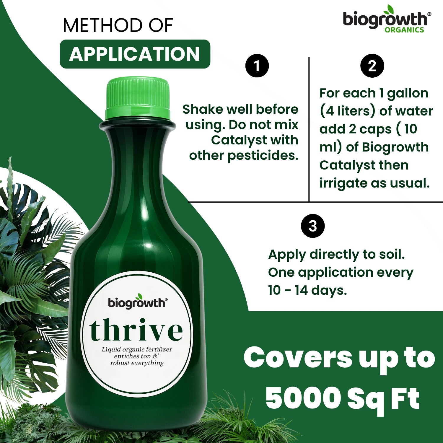 10-10-10 liquid fertilizer organic Thrive Organic Cannabis Vitamin for Bigger Yields – Biogrowth Organics