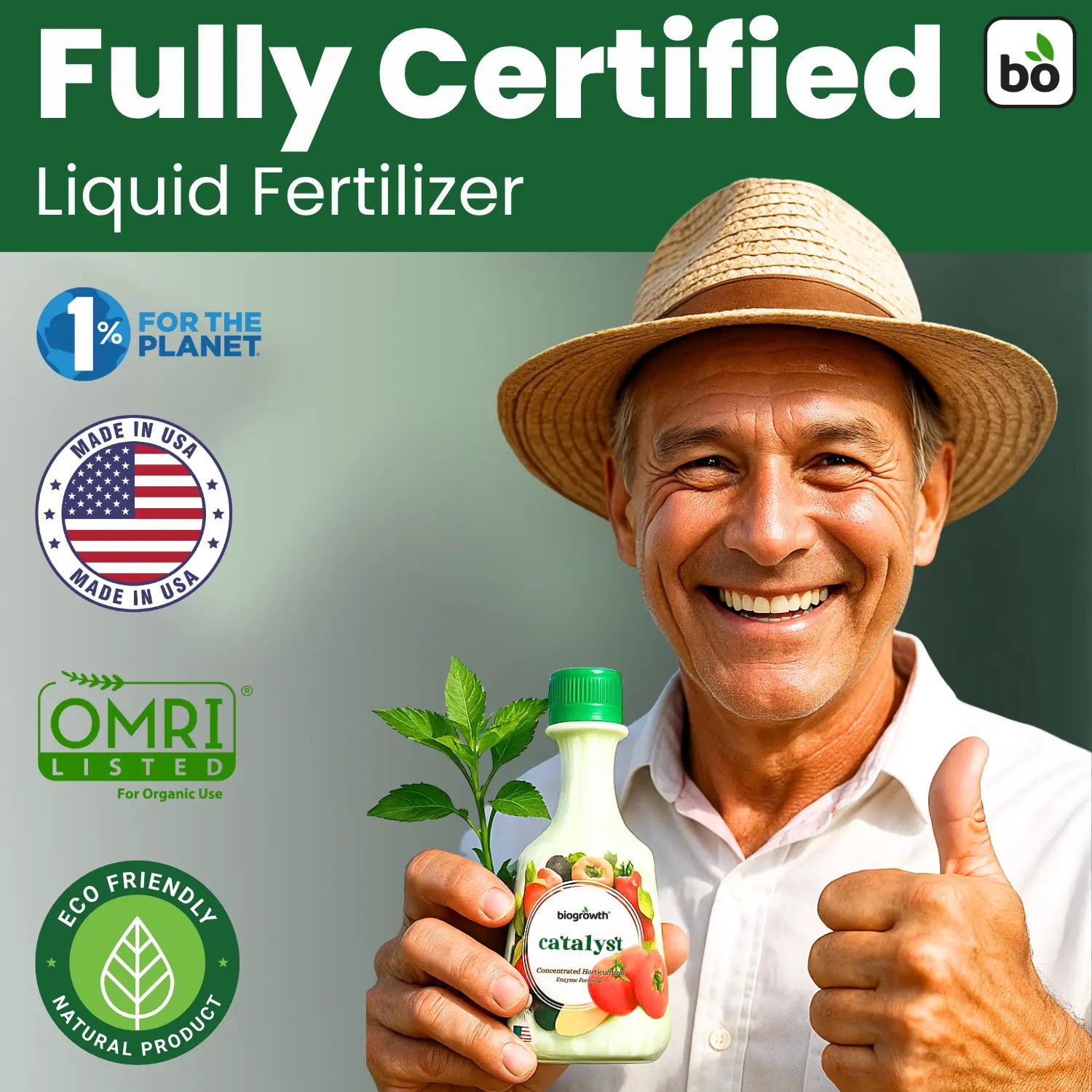 liquid organic vegetable fertilizer Catalyst Organic Plant Vitamin for Bigger Yields & Healthier Soil – Biogrowth Organics
