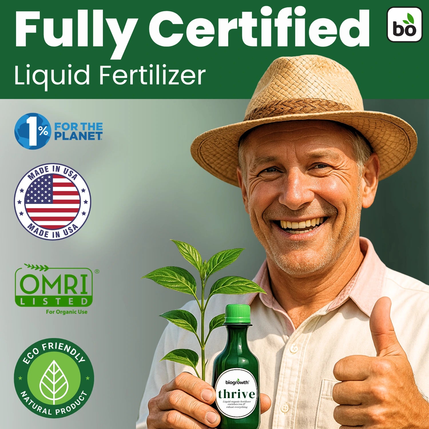 liquid fertilizer for weed plants Thrive Organic Cannabis Vitamin for Bigger Yields – Biogrowth Organics